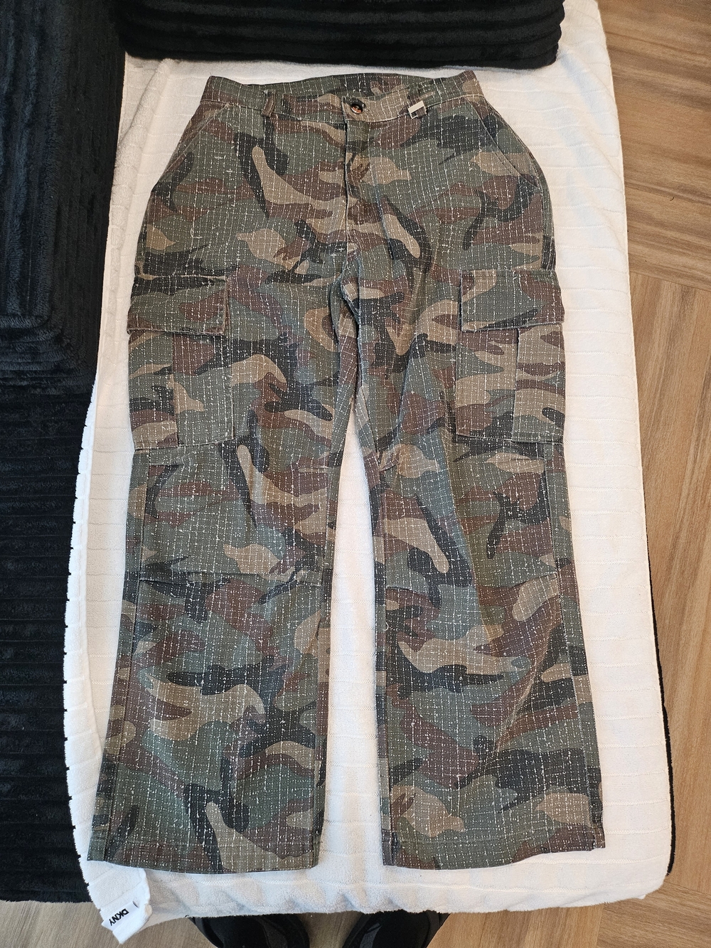 YoungLA Men's Camo Cargo Pants - Green/Brown/Black